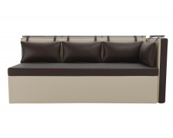 Кухонный угловой диван из кожзама Метро