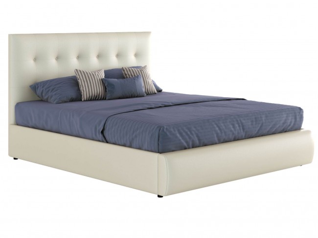 Мягкая интерьерная кровать "Селеста" 1400 белая фото