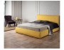 Мягкая кровать "Selesta" 1400 желтая с матрасом ГОСТ с распродажа