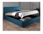 Мягкая кровать Selesta 1400 синяя с матрасом PROMO B COCOS с под купить