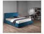 Мягкая кровать Selesta 1400 синяя с матрасом PROMO B COCOS с под недорого