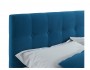 Мягкая кровать Selesta 1400 синяя с матрасом PROMO B COCOS с под распродажа