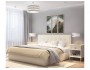 Мягкая кровать Selesta 1400 беж с матрасом PROMO B COCOS с подъе распродажа