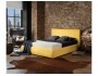 Мягкая кровать Selesta 1600 желтая с подъемным механизмом фото