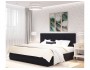 Мягкая кровать "Selesta" 1600 темная с матрасом PROMO  недорого
