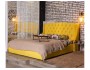 Мягкая кровать "Stefani" 1400 желтая с подъемным механ распродажа