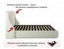 Мягкая кровать Stefani 1600 беж с подъемным механизмом недорого