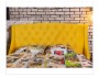 Мягкая кровать "Stefani" 1400 желтая с ортопед. основа купить