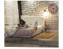 Мягкая кровать "Stefani" 1400 беж с ортопед. основание недорого