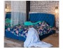 Мягкая кровать "Stefani" 1400 синяя с ортопед. основан купить