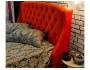 Мягкая кровать "Stefani" 1600 оранж с ортопед. основан недорого