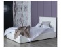 Мягкая кровать Селеста 1200 белая с подъем.механизмом с матрасом фото