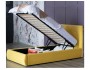 Мягкая кровать Selesta 900 желтая с подъем.механизмом купить