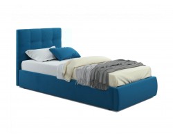 Кровать Мягкая Selesta 900 синяя с ортопед.основанием
