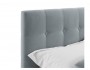 Мягкая кровать Selesta 1200 серая с подъем.механизмом с матрасом фото