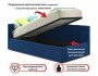 Односпальная кровать-тахта Bonna 900 синяя с подъемным механизмо купить