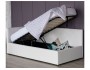 Односпальная кровать-тахта Bonna 900 белый с подъемным механизмо распродажа