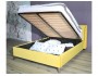 Мягкая кровать Betsi 1600 желтая с подъемным механизмом от производителя