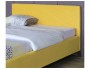 Мягкая кровать Monika 1600 желтая ортопед.основание с матрасом P купить