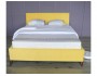 Мягкая кровать Monika 1600 желтая ортопед.основание с матрасом P распродажа