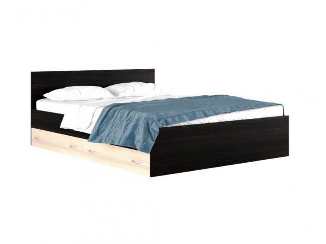 Широкая двуспальная кровать "Виктория" 200 см с фото