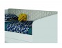 Односпальная белая молодежная кровать "Уника-П" 900 с распродажа