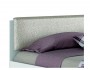 Белая двуспальная кровать "Николь ЭКО узор" 1600 с купить