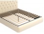 Мягкая бежевая двуспальная кровать "Амели" 1600 с от производителя