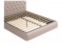 Мягкая двуспальная кровать "Амели" 1800 с высоким фото