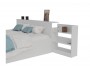 Кровать Доминика с блоком 160 (Белый) распродажа