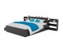 Кровать Доминика с блоком и ящиками 140 (Венге) с матрасом PROMO от производителя