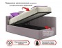 Односпальная кровать-тахта Bonna 900 лиловая с подъемным механиз недорого
