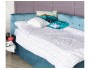 Односпальная кровать-тахта Colibri 800 синяя с подъемным механиз недорого