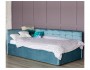 Односпальная кровать-тахта Colibri 800 синяя с подъемным механиз распродажа