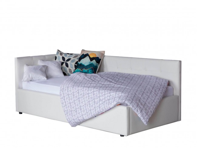 Односпальная кровать-тахта Colibri 800 белый с подъемным механиз фото