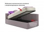 Односпальная кровать-тахта Colibri 800 лиловая с подъемным механ фото