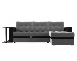 Угловой диван с деревянными подлокотниками Атланта М Правый