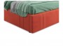 Мягкая кровать Tiffany 1600 оранж с подъемным механизмом с матра купить