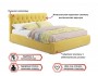 Мягкая кровать Ameli 1400 желтая с ортопедическим основанием купить