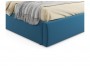 Мягкая кровать Verona 1400 синяя с подъемным механизмом фото