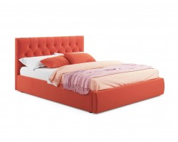 Кровать Мягкая Verona 1400 оранж с подъемным механизмом