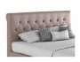 Мягкая интерьерная кровать "Амели" 1600 капучино с фото