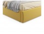 Мягкая кровать Verona 1600 желтая с подъемным механизмом распродажа