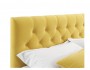 Мягкая кровать Verona 1600 желтая с подъемным механизмом распродажа