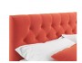 Мягкая кровать Verona 1400 оранж с ортопедическим основанием недорого