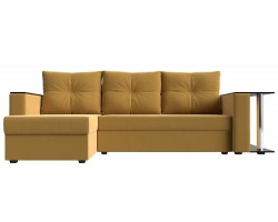Угловой диван с деревянными подлокотниками Атланта 2