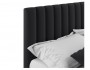 Мягкая кровать Olivia 1400 темная с подъемным механизмом фото
