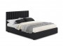 Мягкая кровать Olivia 1400 темная с подъемным механизмом распродажа