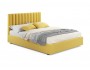 Мягкая кровать Olivia 1800 желтая с подъемным механизмом купить