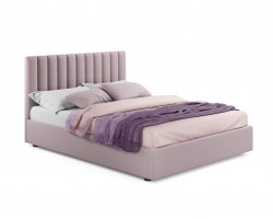Угловой диван Мягкая кровать Olivia 1800 лиловая с подъемным механизмом